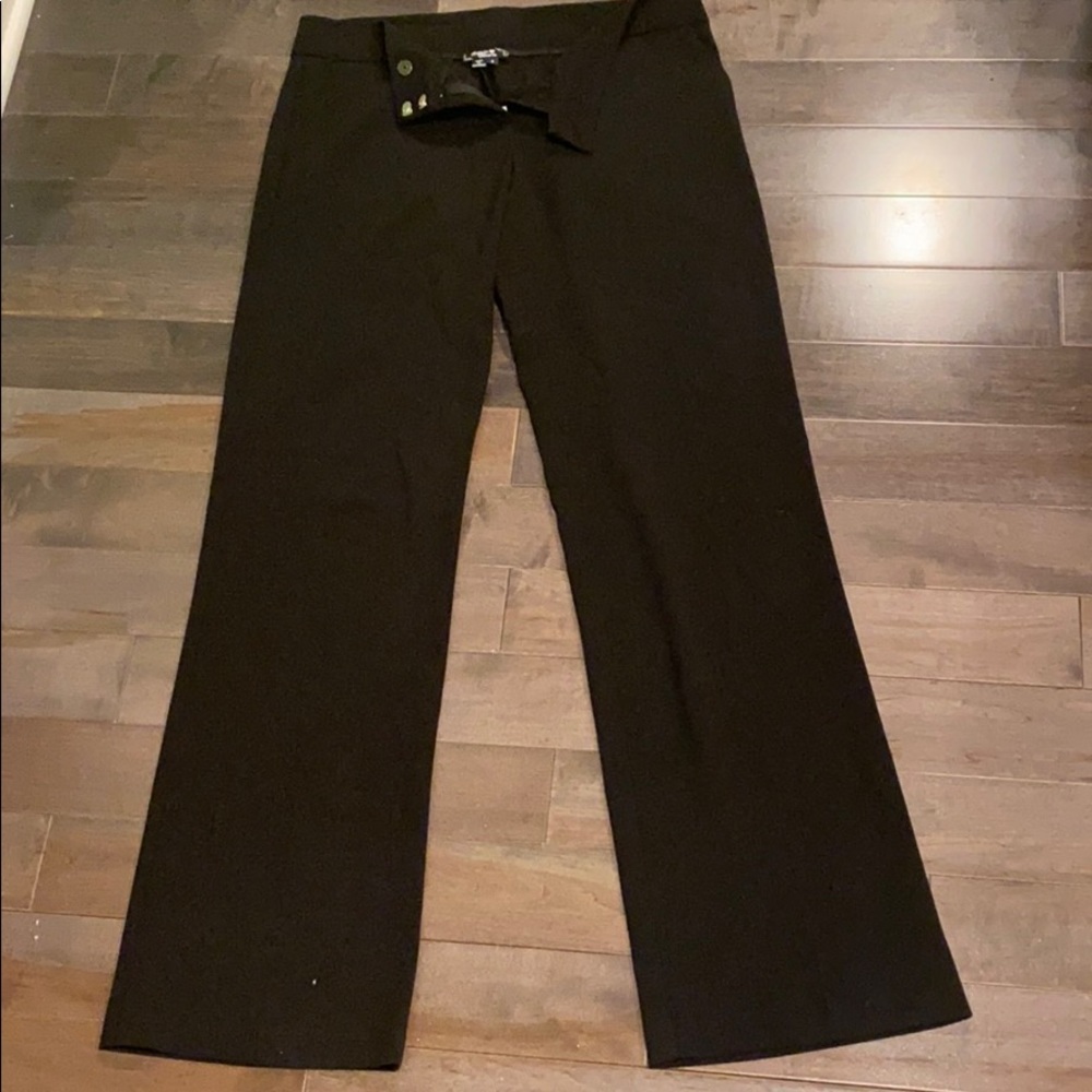 Black dress pants.
